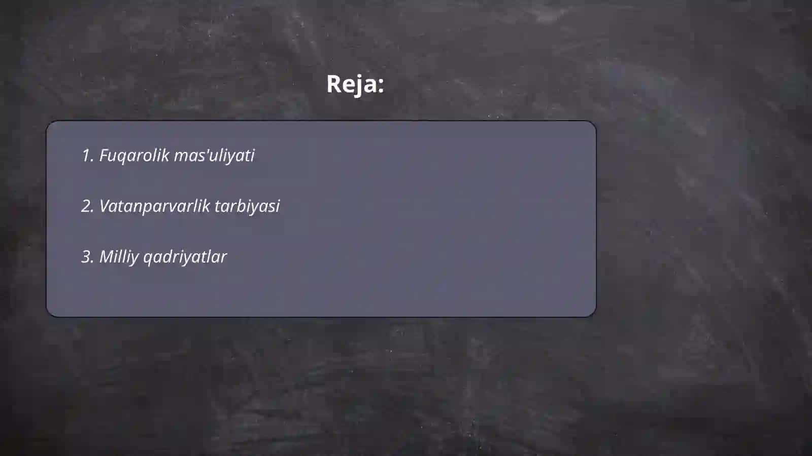 Fuqarolik tarbiyasi mafkuraviy tarbiya 2