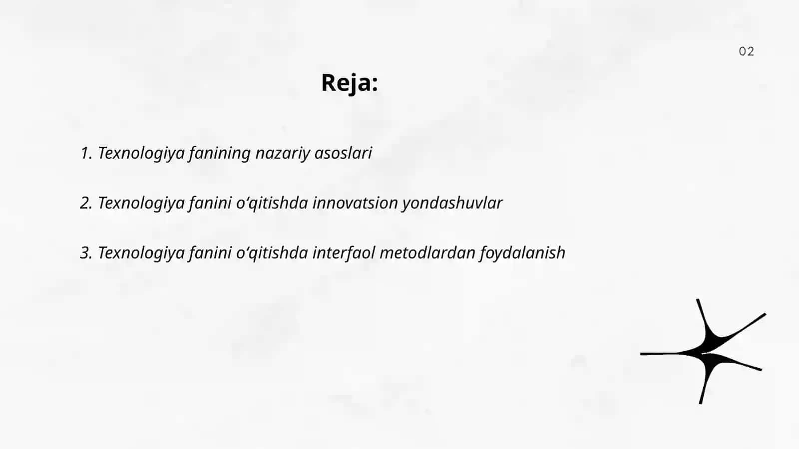 Texnologiya fanini oʻqitish metodikasi fanning shakl va metodlari 2