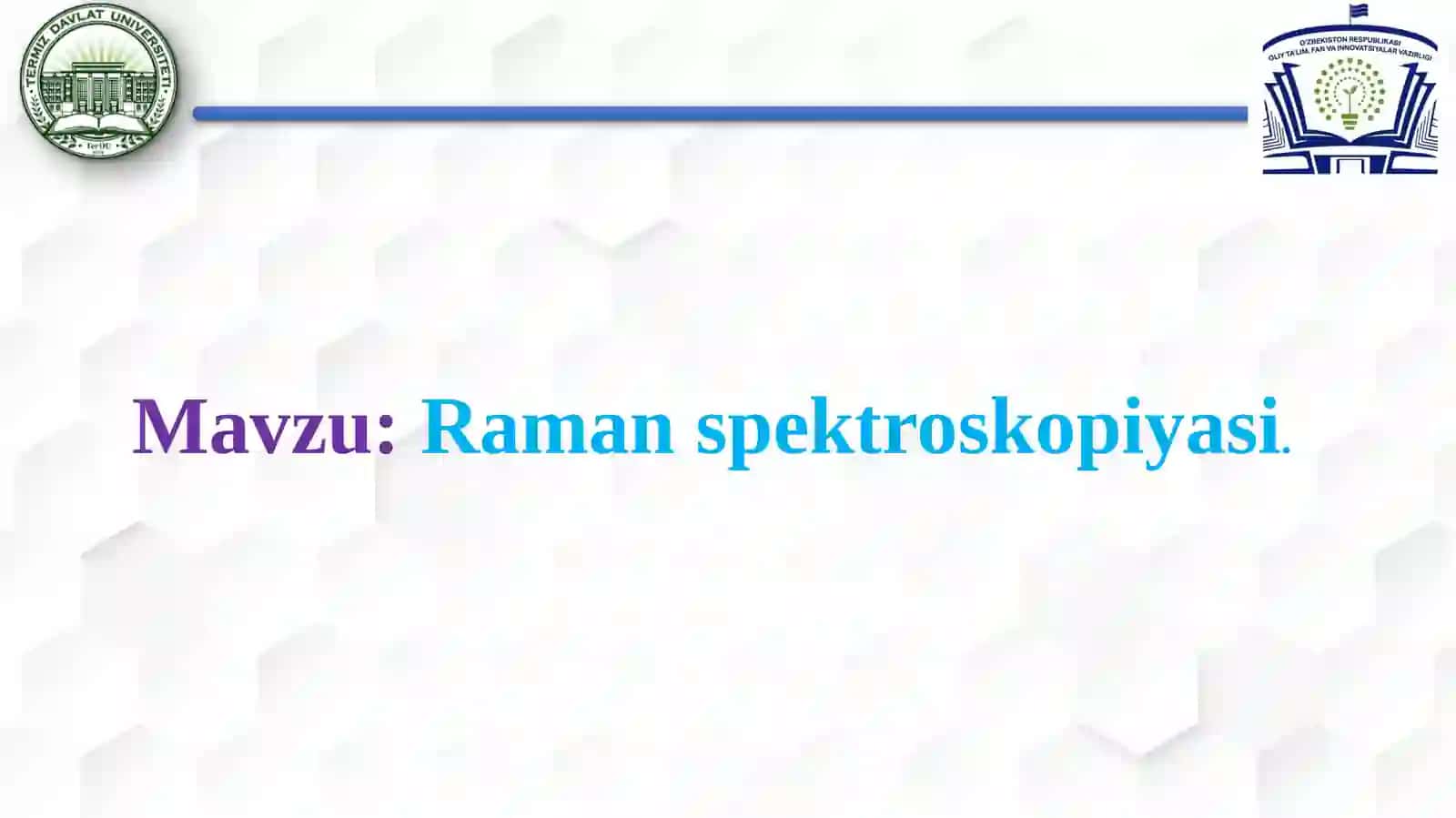 Ramanspektroskopiyasi 2