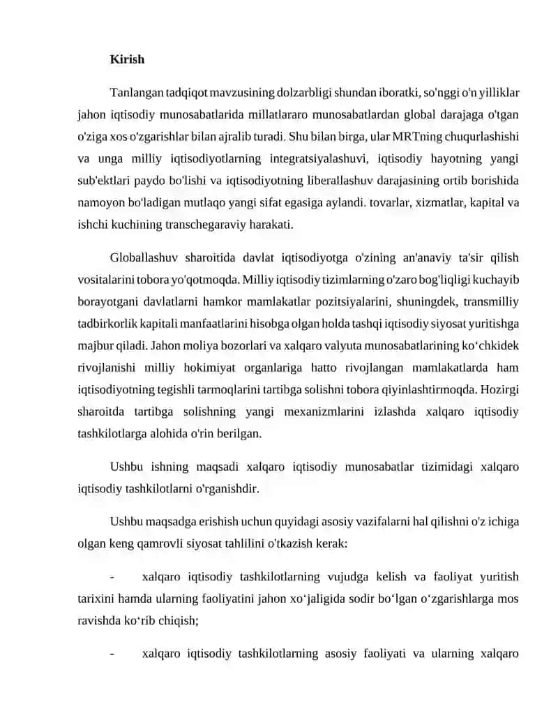 O'ZBEKISTONNING G'ARB MAMLAKATLARI BILAN ALOQALARI 2