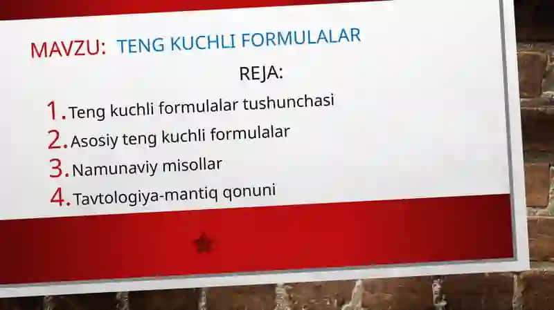 DISKRET MATEMATIKA VA MATEMATIK MANTIQ 2