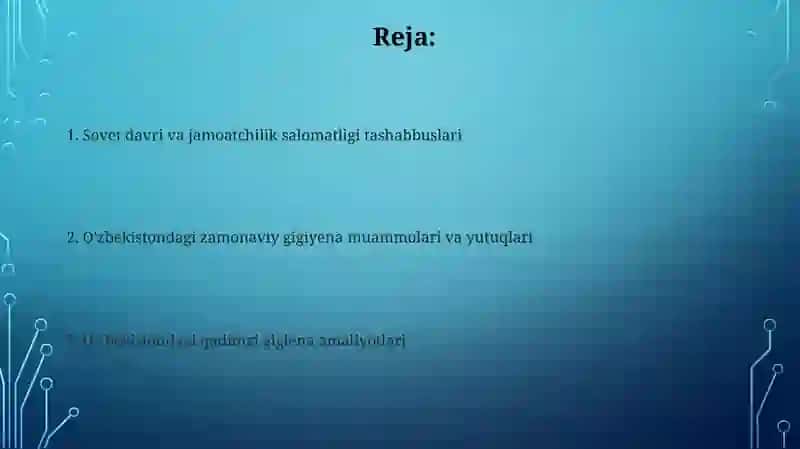 Oʻzbekistondagi qadimgi gigiena amaliyotlari 2