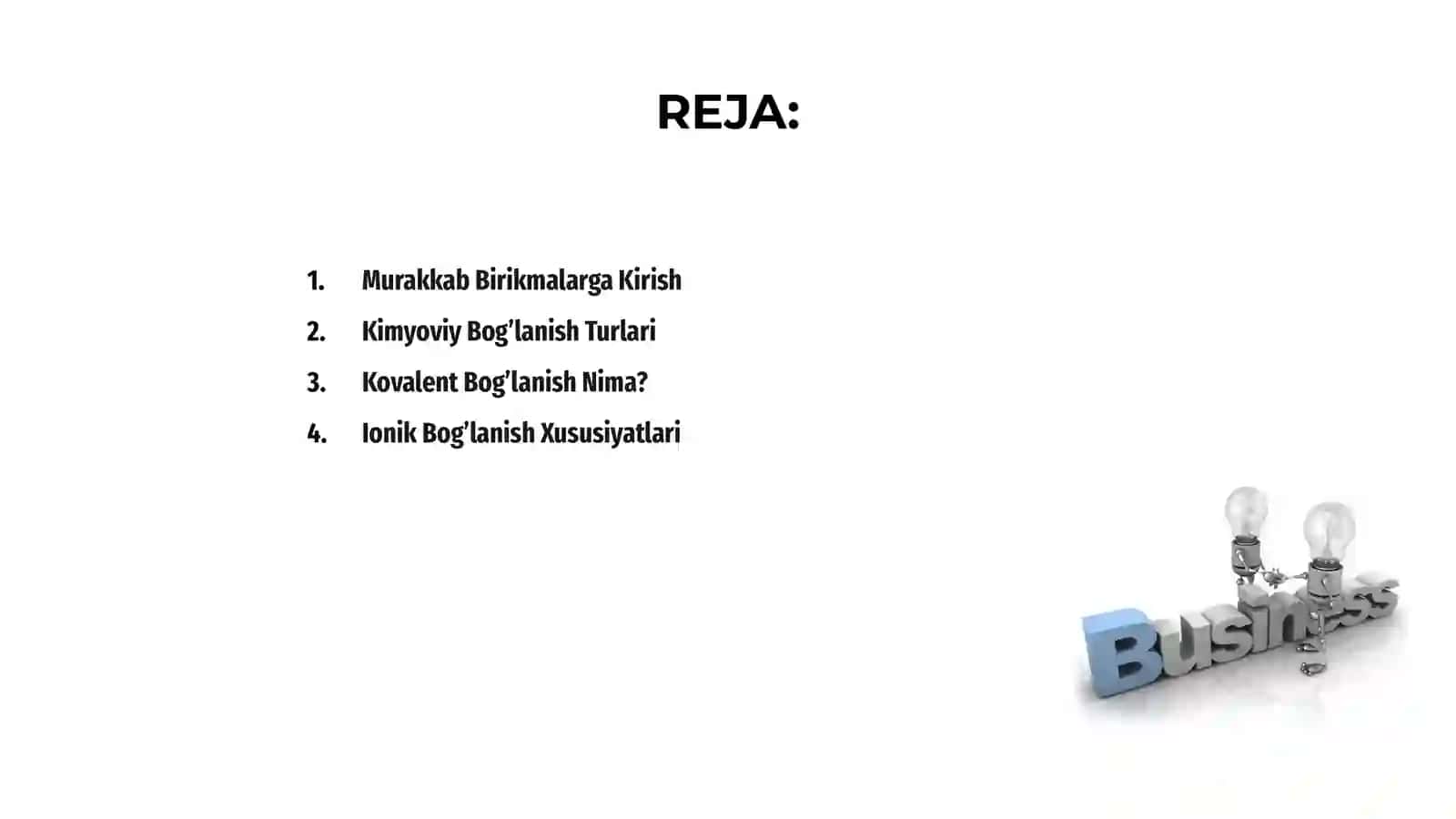 Kimyoviy bog’lanishlar va ularning xususiyatlari 2