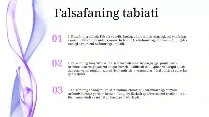 Falsafaning Funksiyalari 2