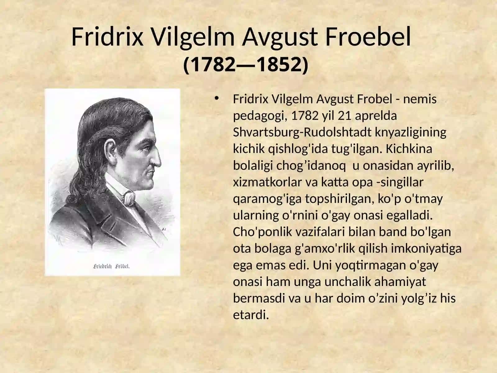 Maktabgacha pedagogikaning rivojlanishi 2
