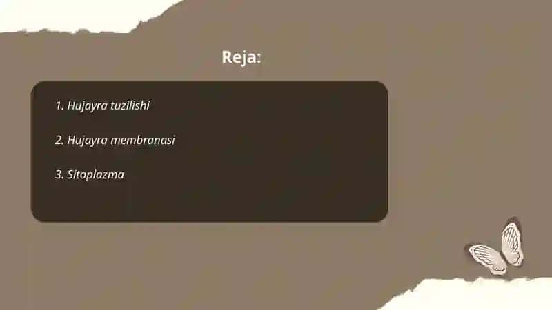 Hujayra biologiyasi 2