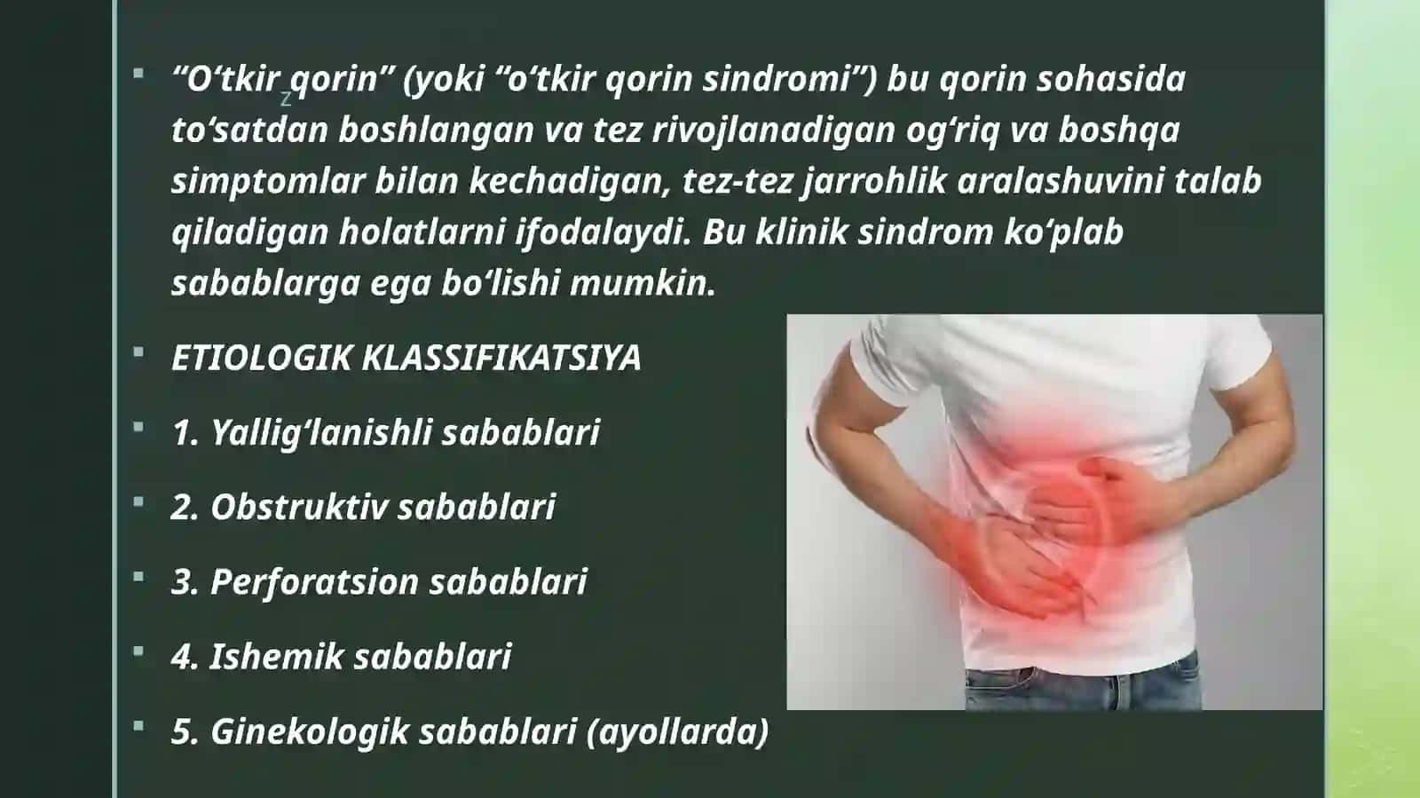 O‘tkir qorin syndrome 2