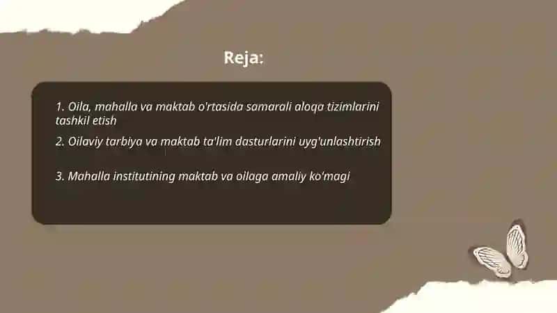 Mahalla va maktab hamkorligi 2