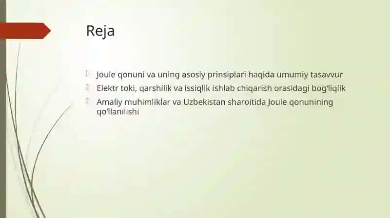 Joul Lenis qonuni 2