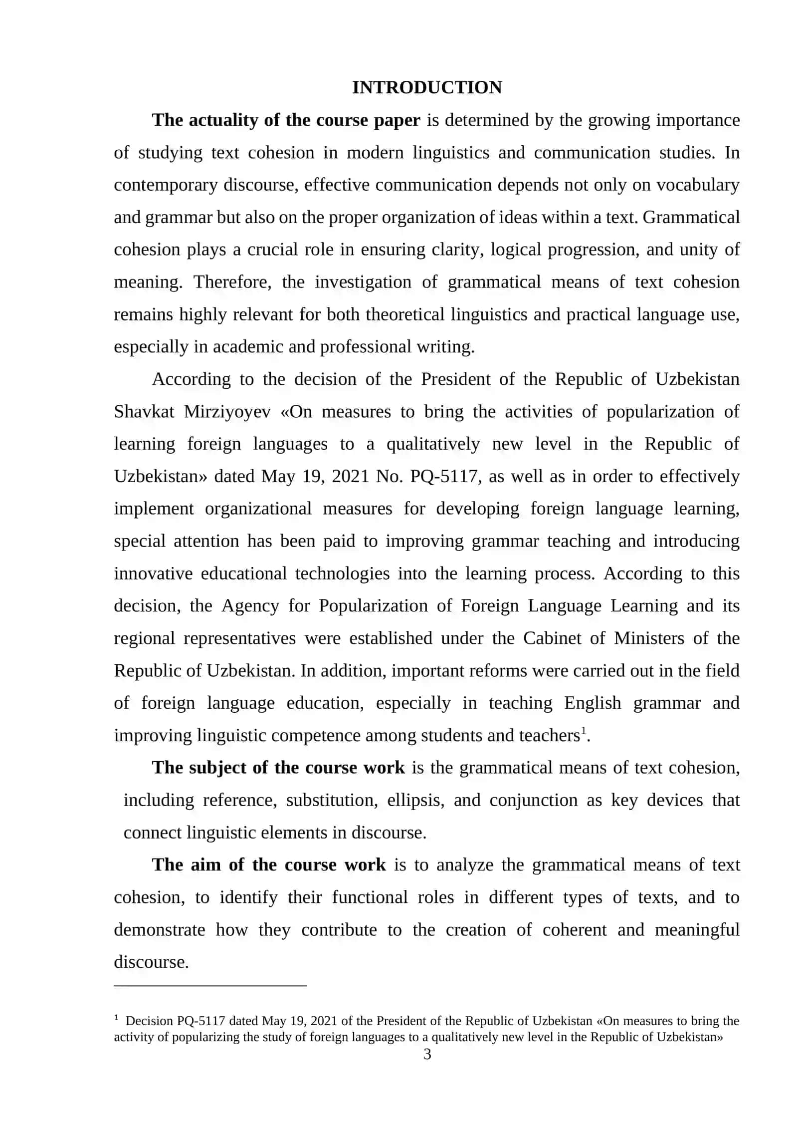 Grammatical means of text cohesion 2