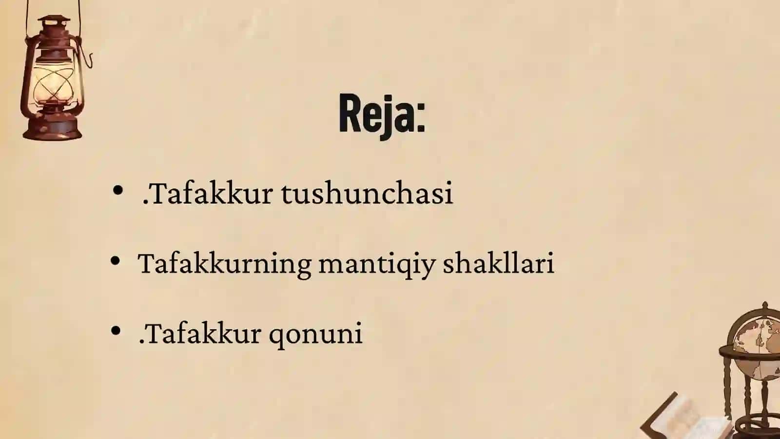 Tafakkurning mantiqiy shakllari va qonunlari 2