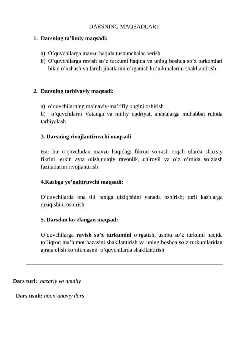 RAVISHNING MA’NO GURUHLARI (TURLARI) 2