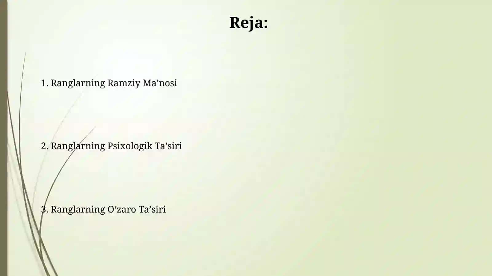 Ranglar psixologiyasi 2