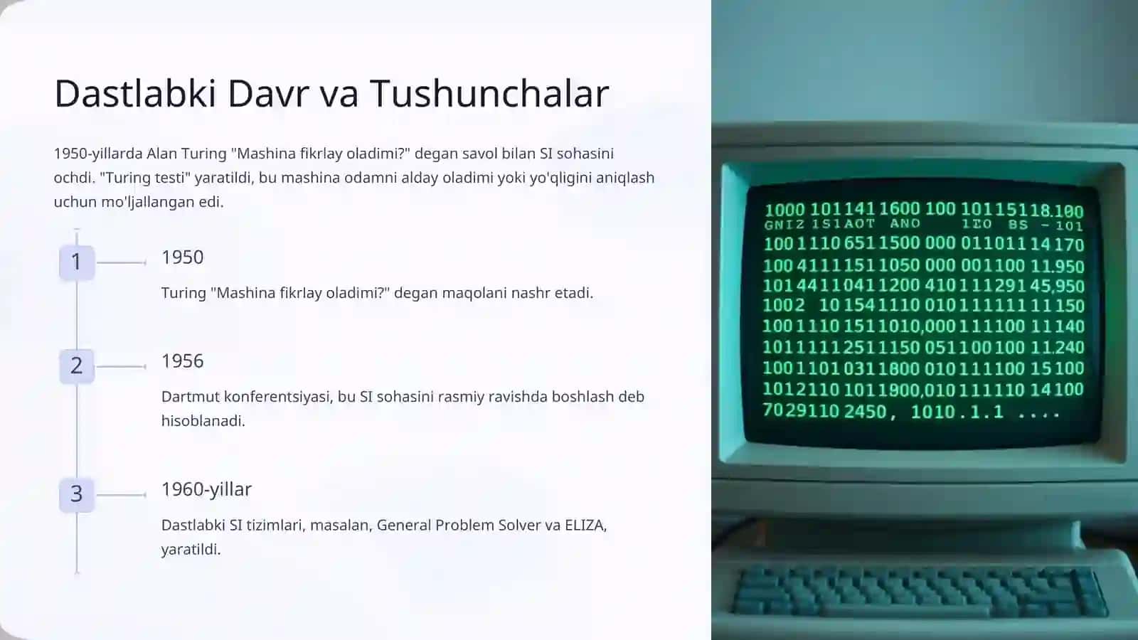 Sun'iy Intellekt Tarixi 2