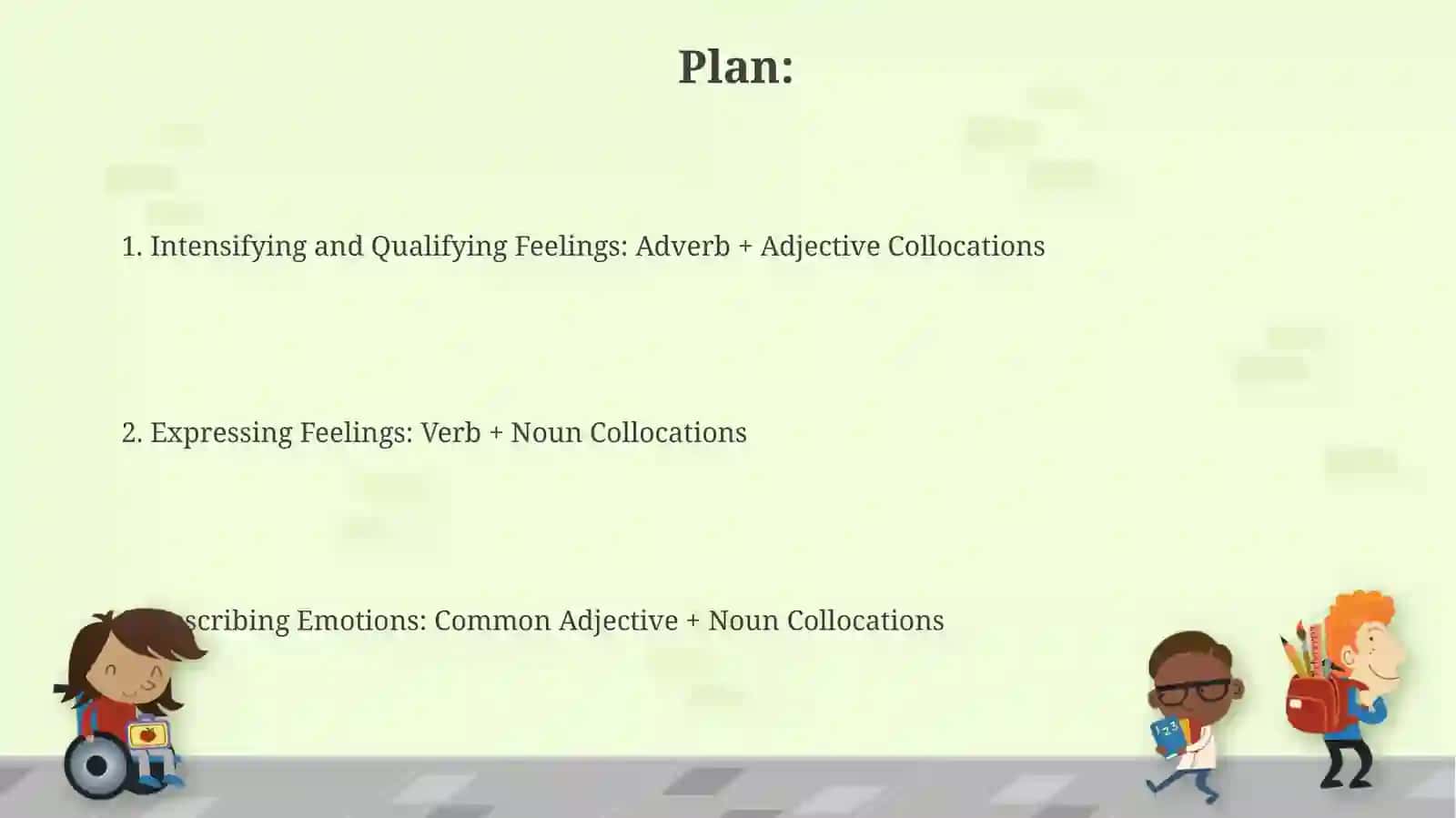 Collocations about feeling 2