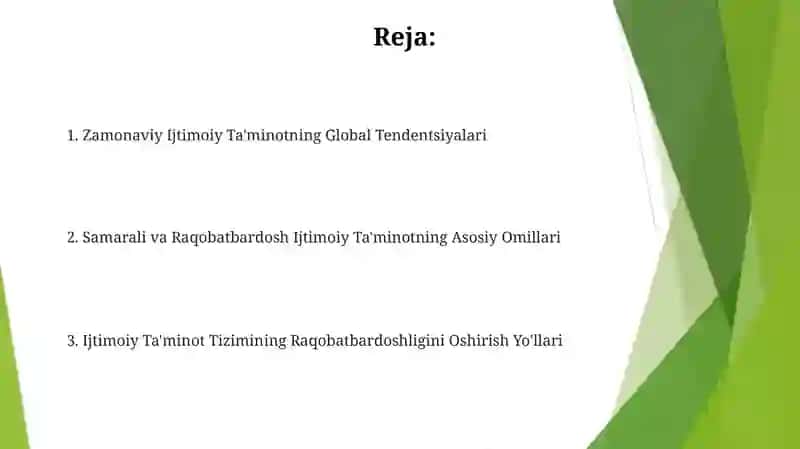 Ijtimoiy nematlar samarali va raqobatli taminot 2