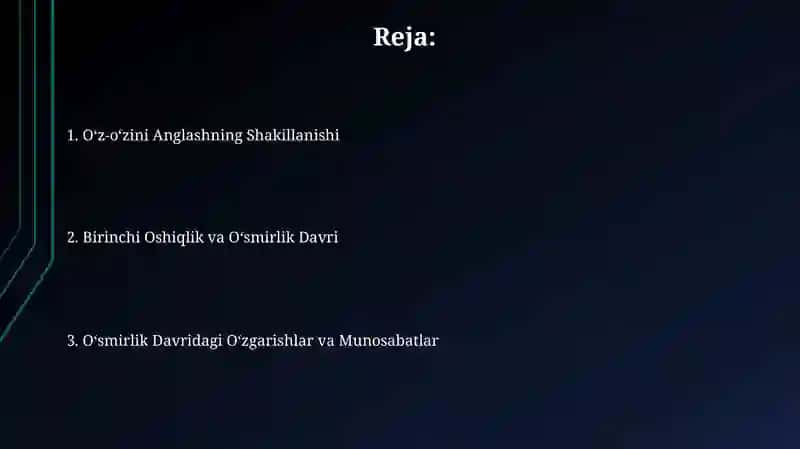 Muhabbat va o'z-o'zini qadrlash 2