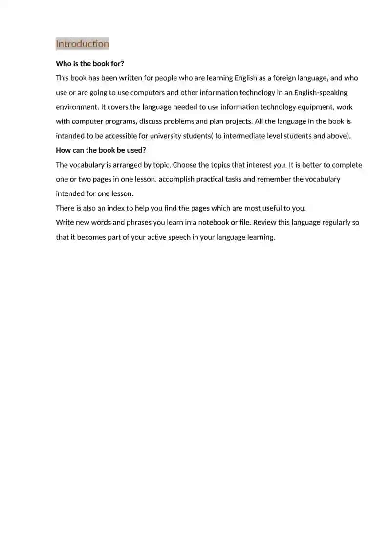 English for Information Technology 2