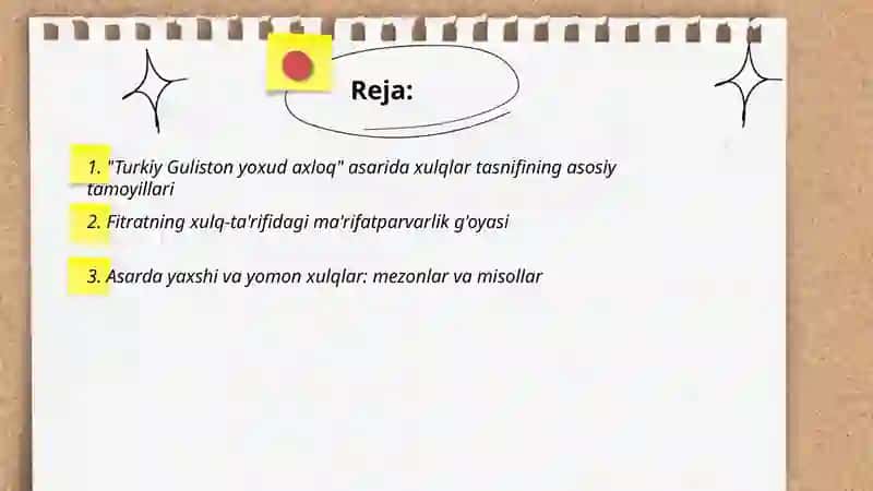 Turkiy Guliston yoxud axloq 2
