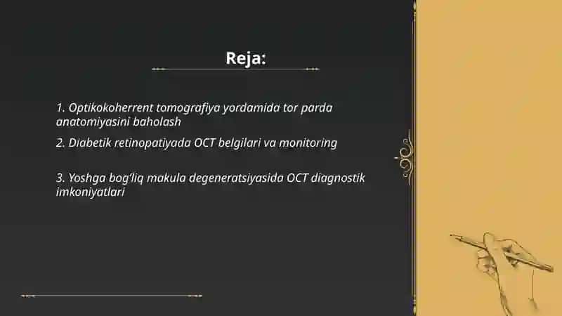 Tor parda va koruv nervi kasalliklarida optikokogerrent tomografiya 2
