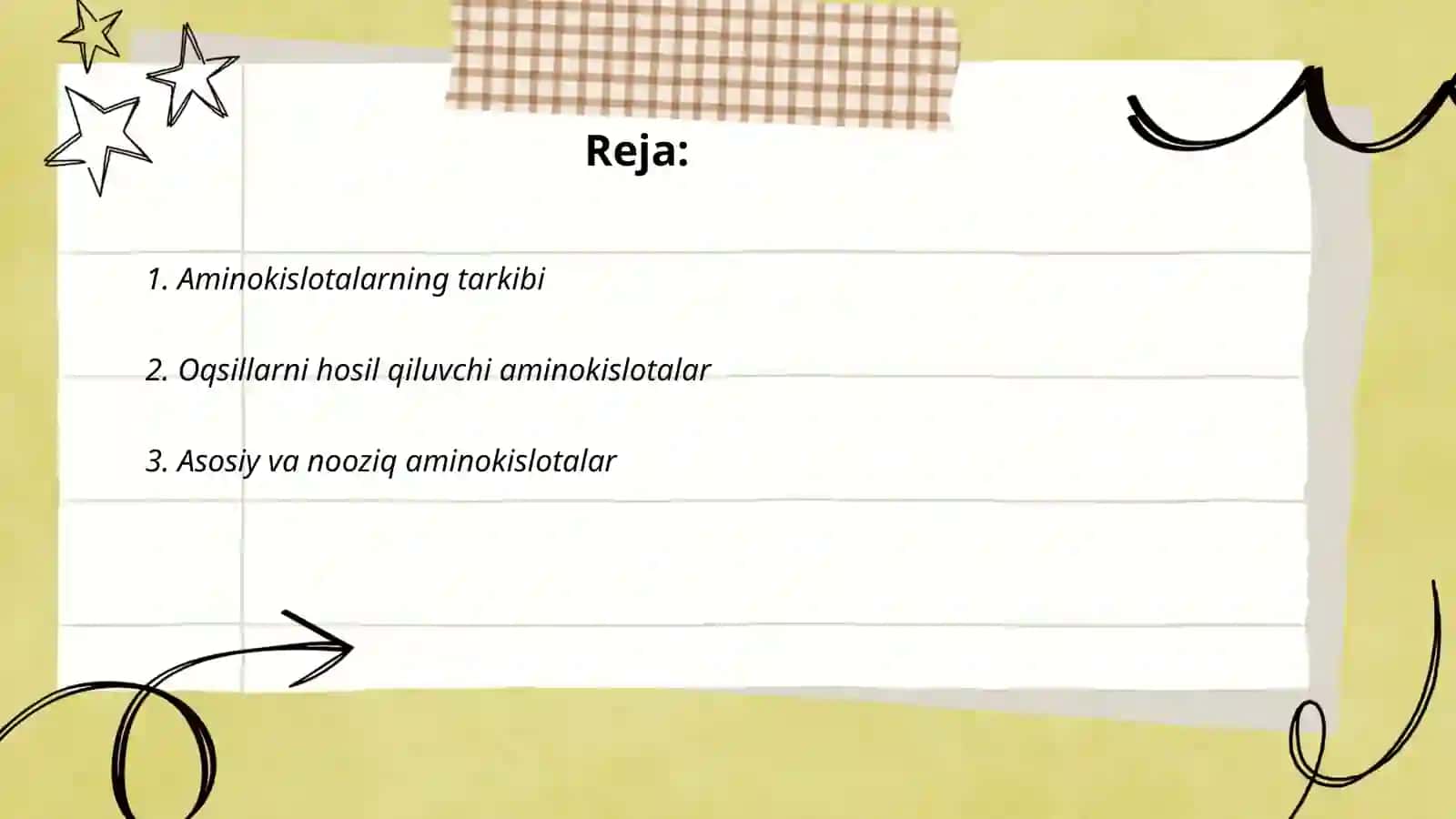 Aminokislota oqsil 2