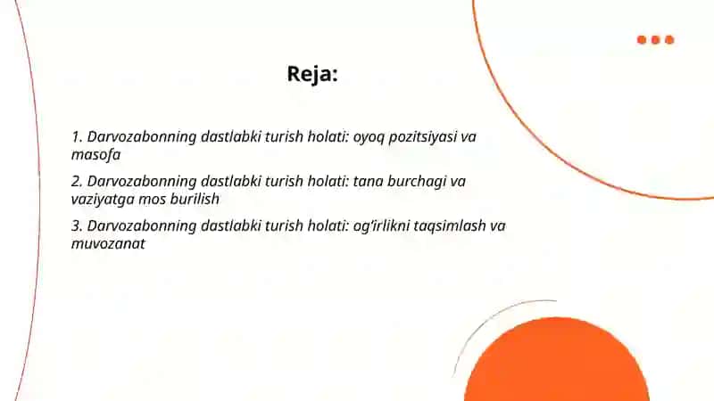 Darvozabonning dastlabki turish holati (Gandboll) 2