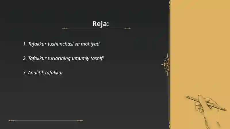 Tafakkur va uning turlari 2