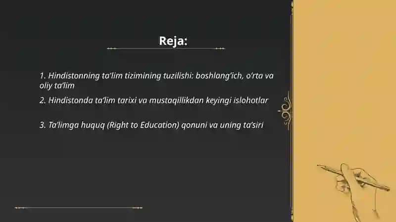 Hindistonning ta'lim tizimi haqida 2