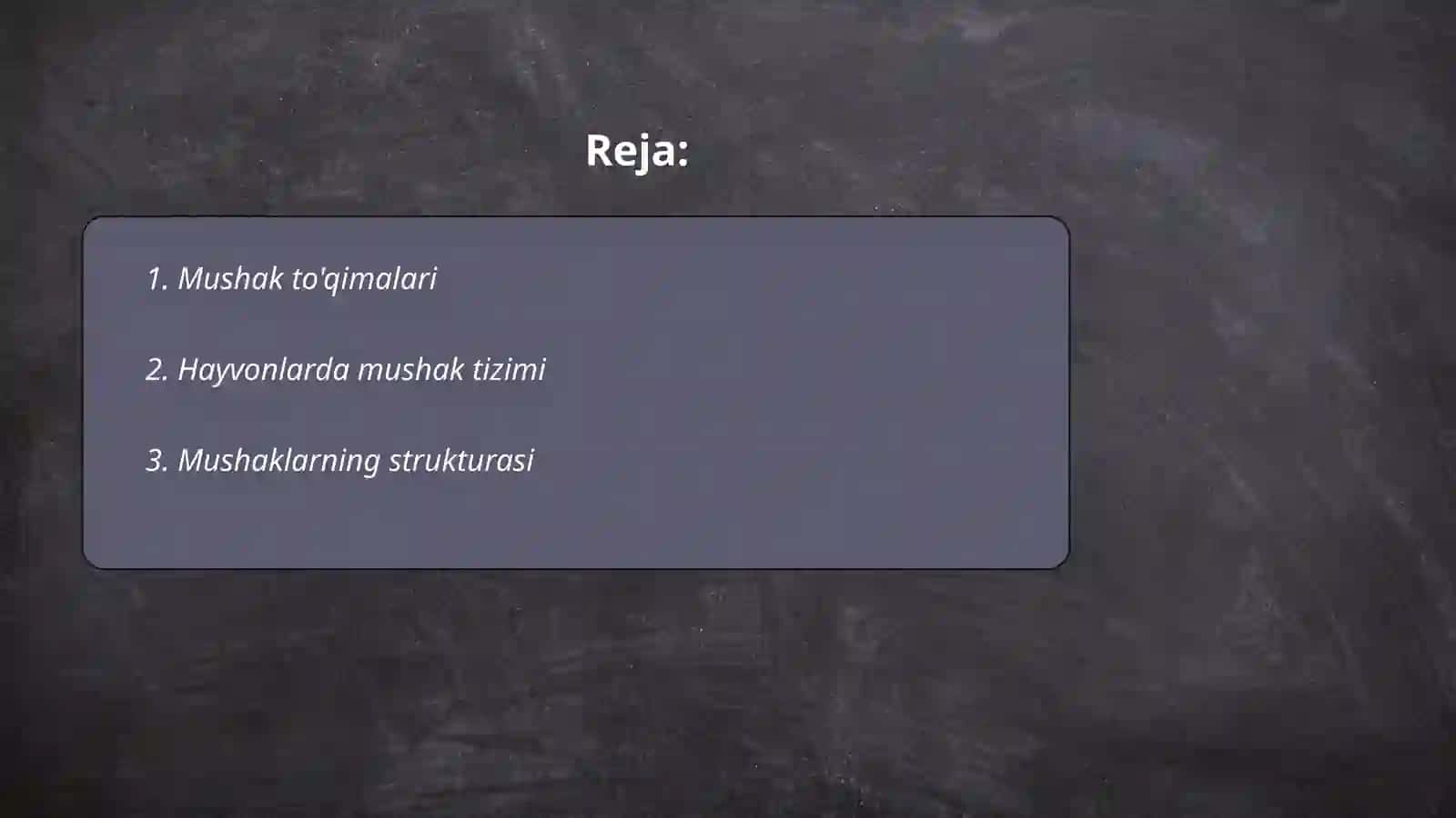 Hayvon muskullari 2