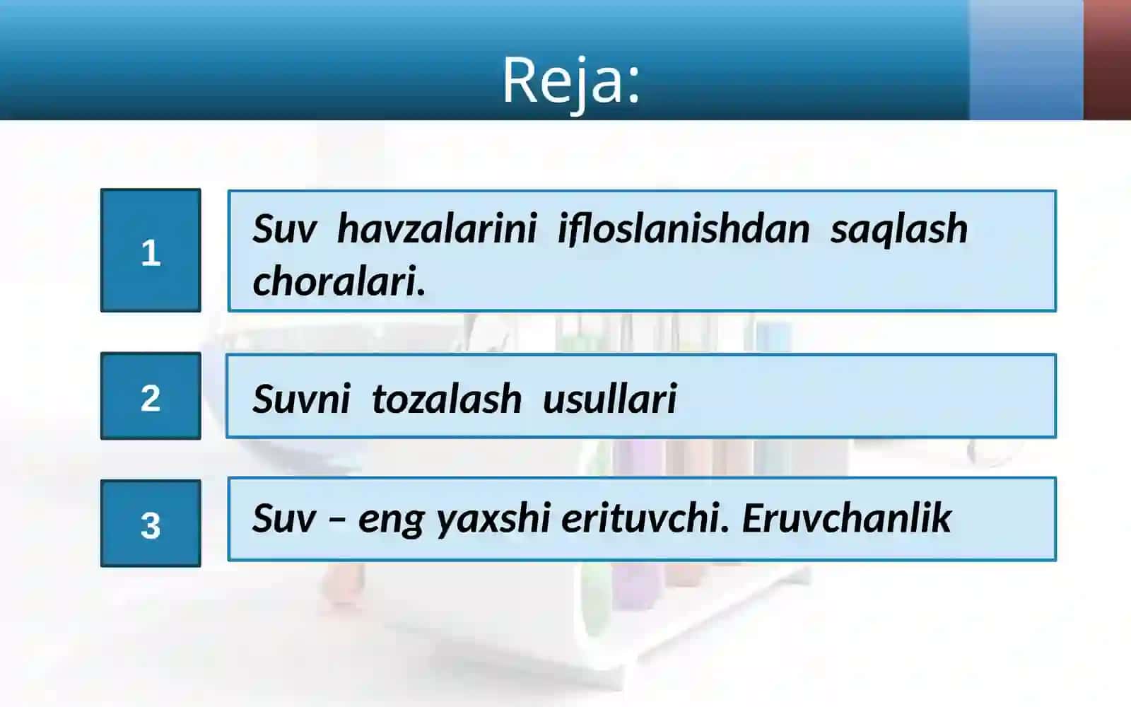 7-sinf kimyo darsligi - Suv havzalari ni ifloslanishini saqlash choralari 2
