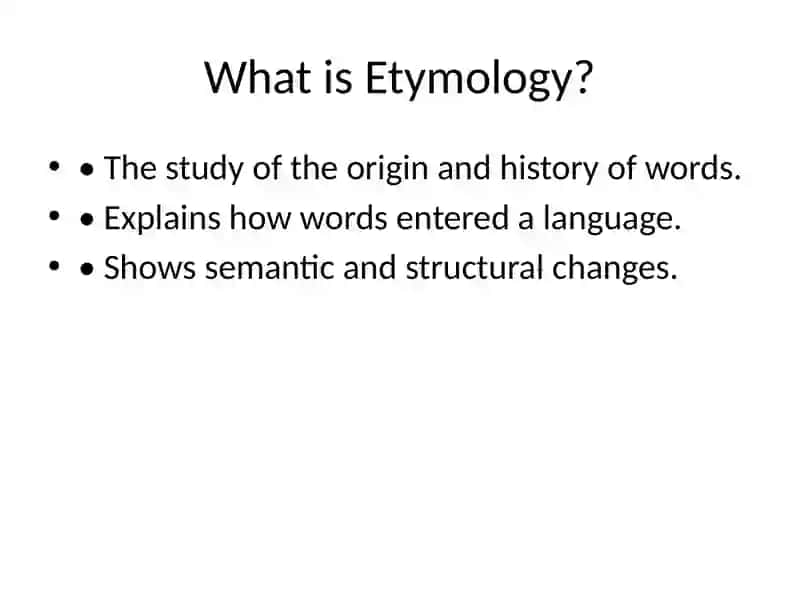 Etymological Classification of Linguistic Vocabulary 2