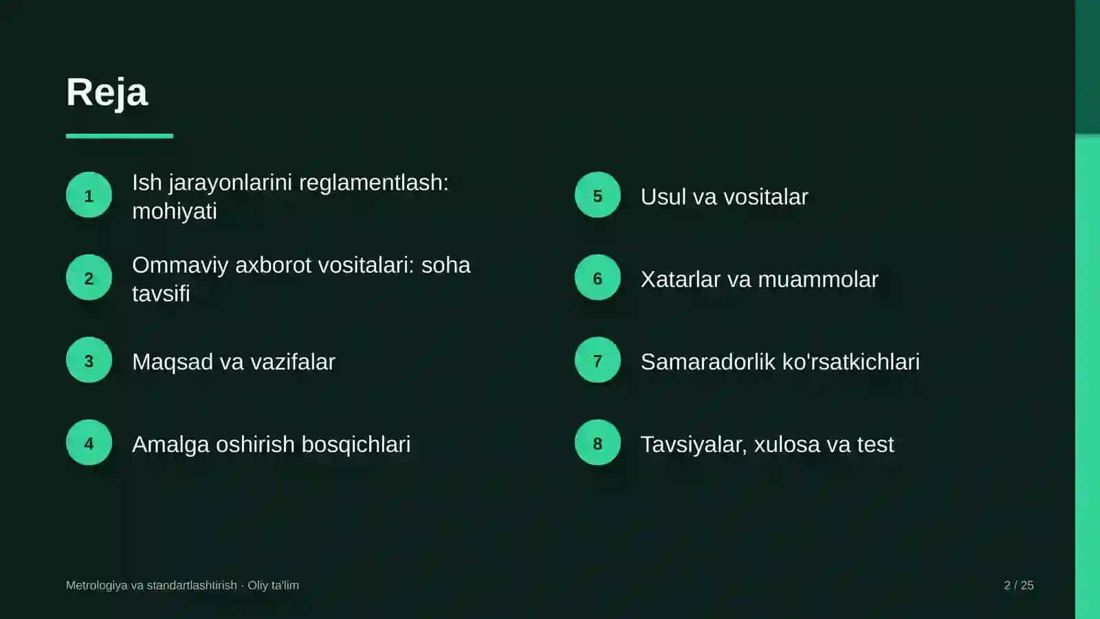 ommaviy axborot vositalarida ish jarayonlarini reglamentlash 2167 2
