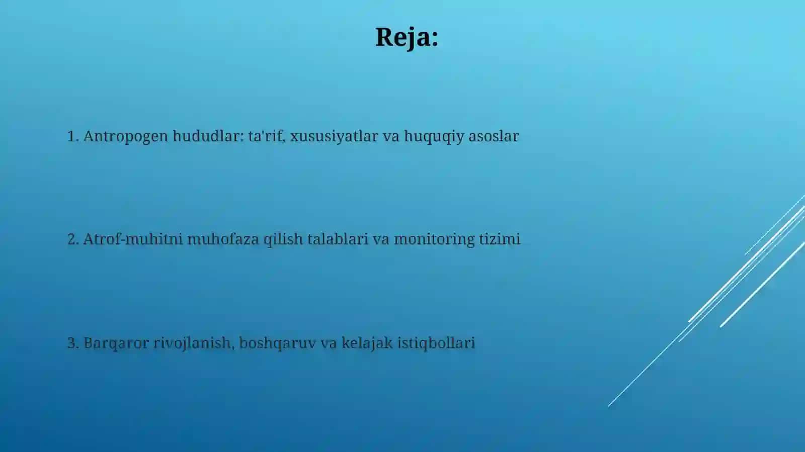 Antropogen hudud tushunchasi 2