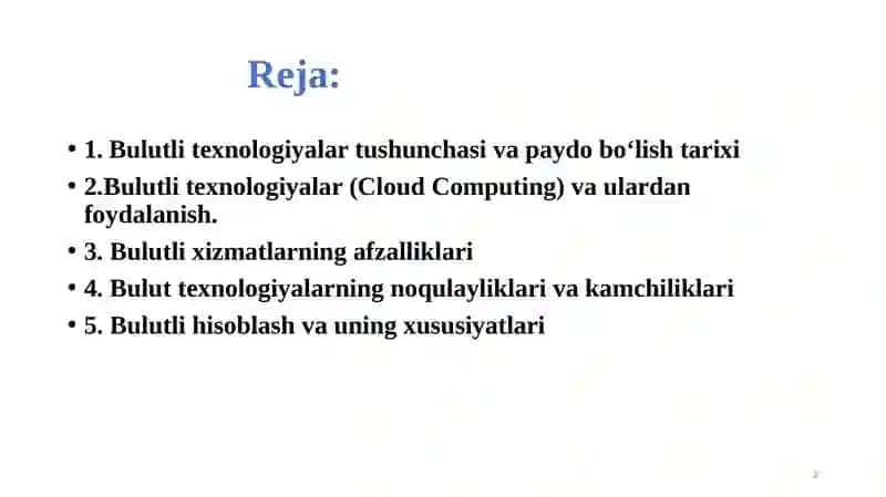 Raqamli iqtisodiyotda bulutli hisoblash texnologiyalari 2