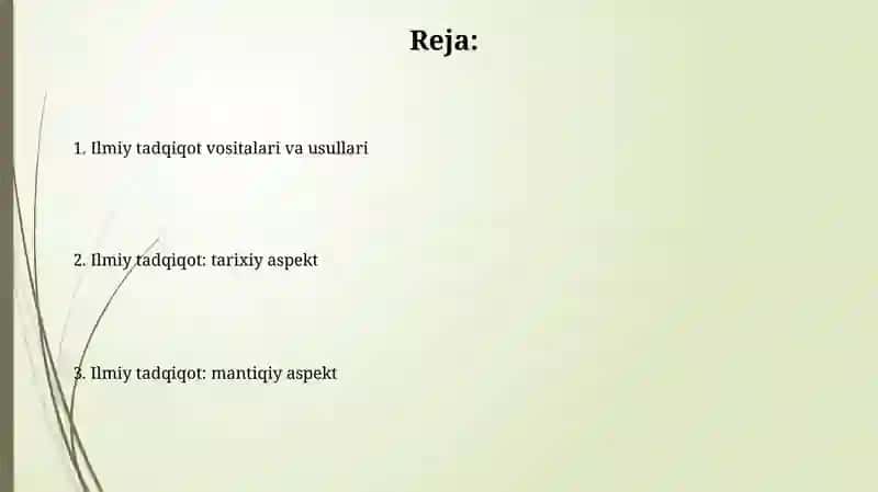 Ilmiy tadqiqot vositalari va metodlari 2