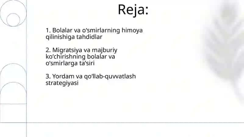Migratsiya va majburiy ko‘chirishning bolalar va o‘smirlar ta'siri 2