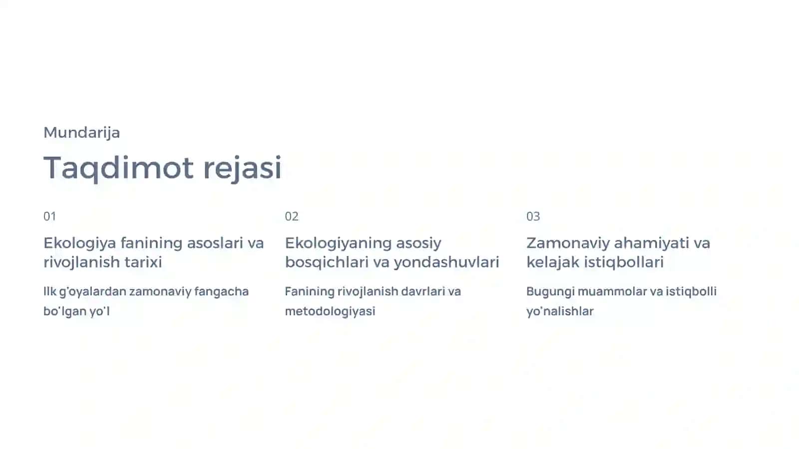 Ekologiya fanining shakllanish tarixi va bosqichlari 2