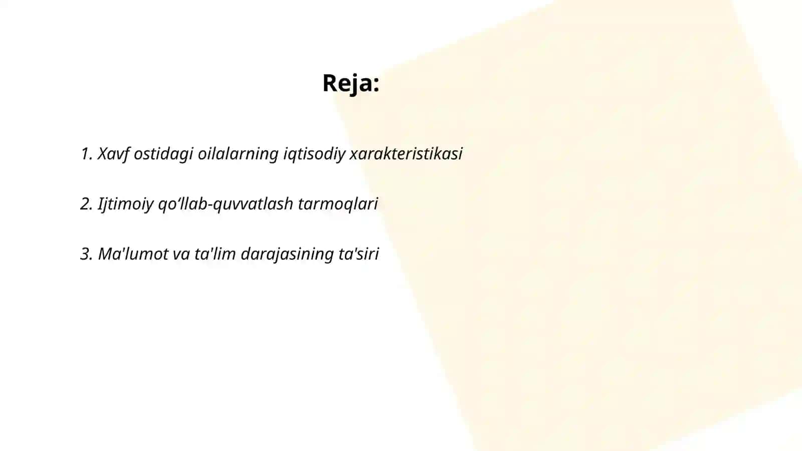 Xavf ostidagi oilalarning oʻziga xos xususiyatlari 2