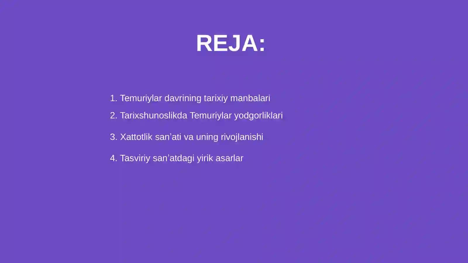 Temuriylar davrida tarixshunoslik xattotlik tasviriy sanʼat va musiqa 2