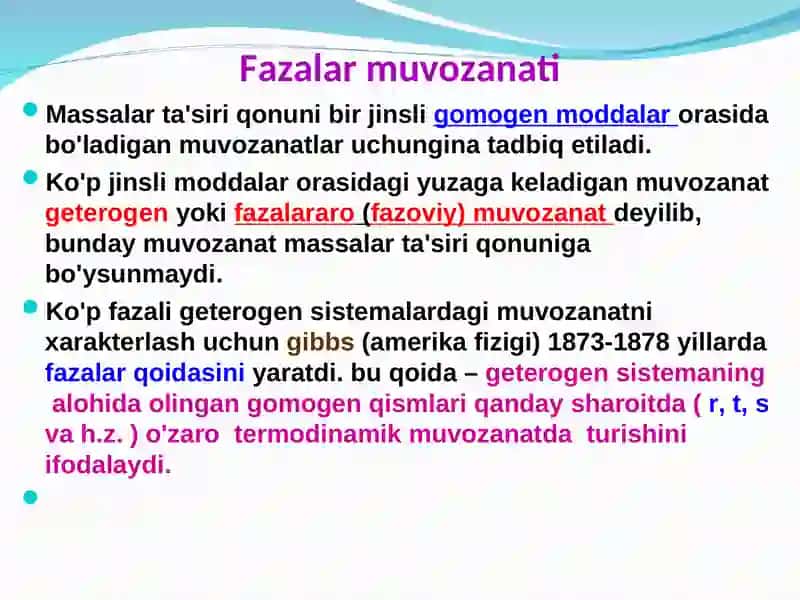 Fizik-kimyoviy analiz 2