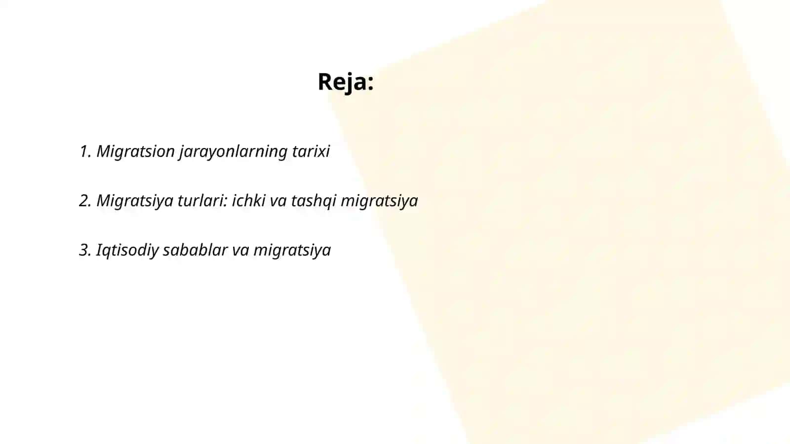 Aholining migratsion harakatlari va ularning sabablari 2