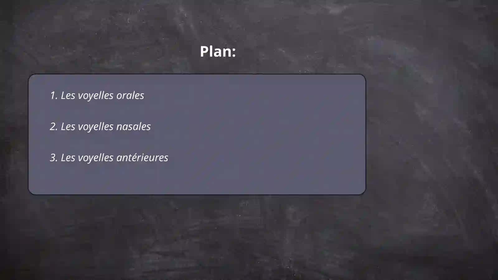 Les voyelles dans les langue étudié 2