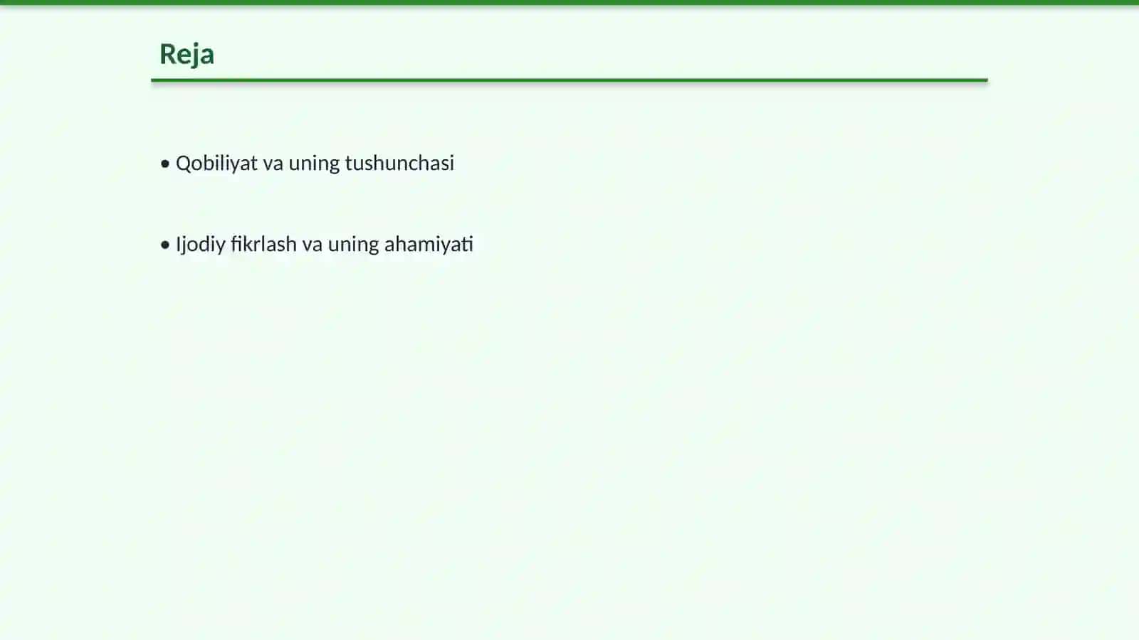 Ijodiy qobiliyatini oʻstirish 2
