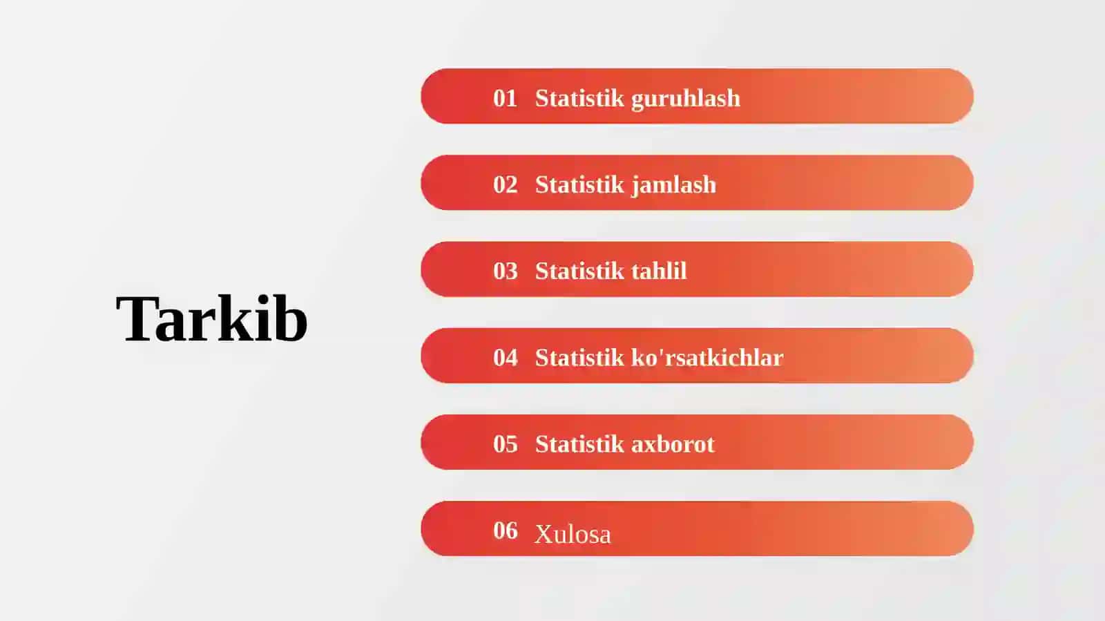 STATISTIK GURUHLASH VA JAMLASH 2