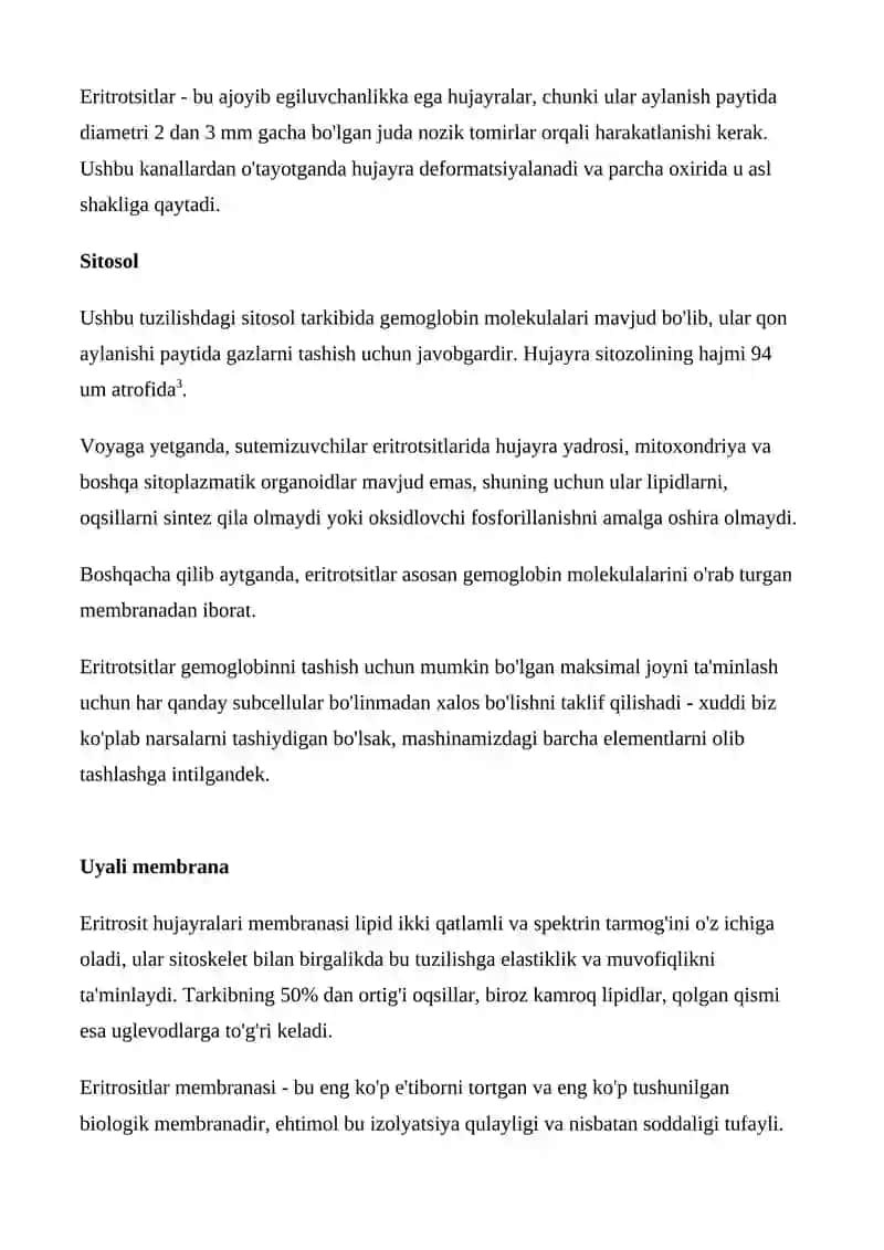 Eritrotsitlar Patofiziologiyasi 2