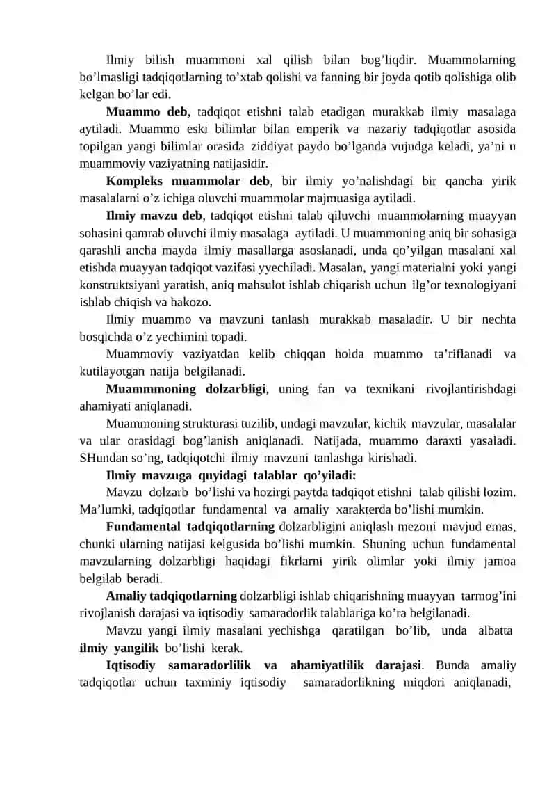 ILMIY TАDQIQОT ISHLАRINING TURLАRI 2