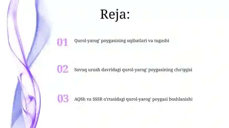AQSh va SSSR oʻrtasidagi qurollanish poygasi 2