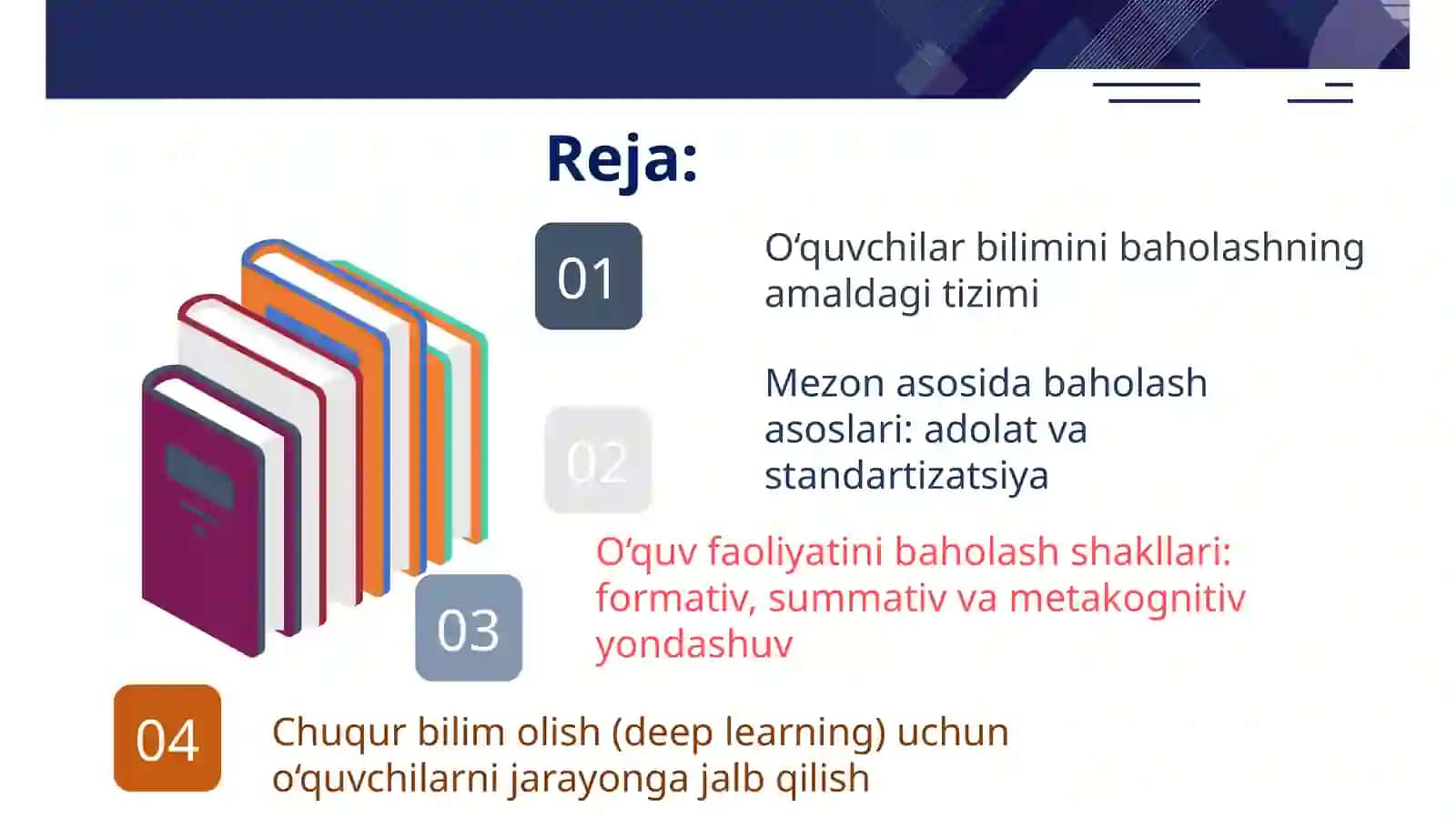 O‘QUVCHILAR BILIMINI BAHOLASHNING YANGI TIZIMI 2