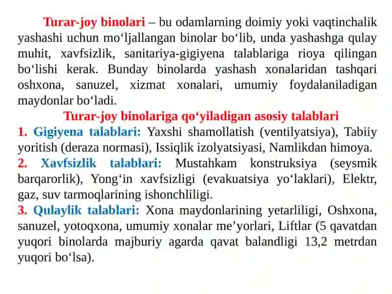 Turar-joybinolari 2