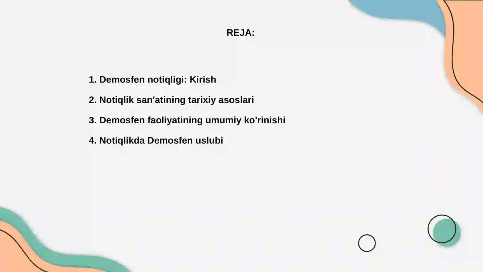 Demosfen notiqlik faoliyatini o'rganishning ahamiyati 2